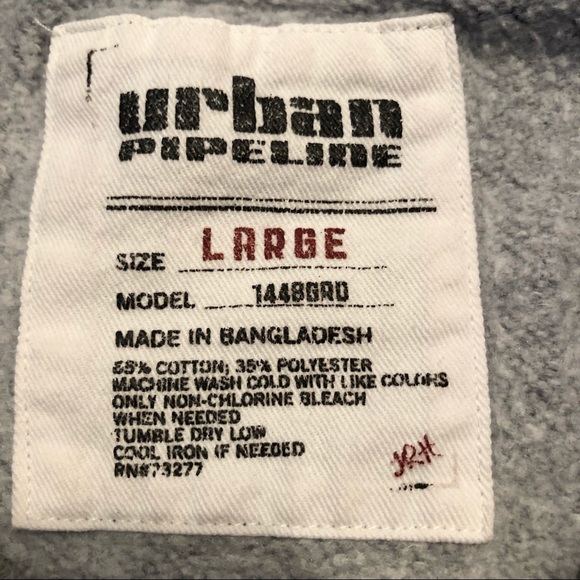 Urban Pipeline Blue/Grey Color Block Sweater - Picture 4 of 4